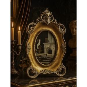 Hollywood Regency Vintage Style Carved Victorian Antique Shabby Chic Frame